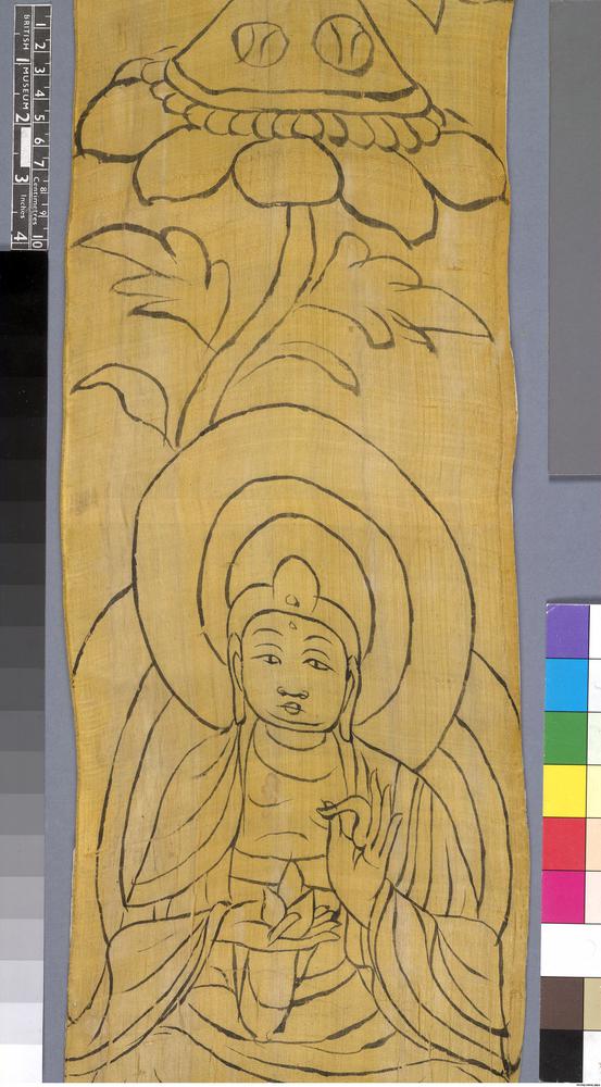 图片[5]-banner; painting; 幡(Chinese); 繪畫(Chinese) BM-1919-0101-0.195-China Archive